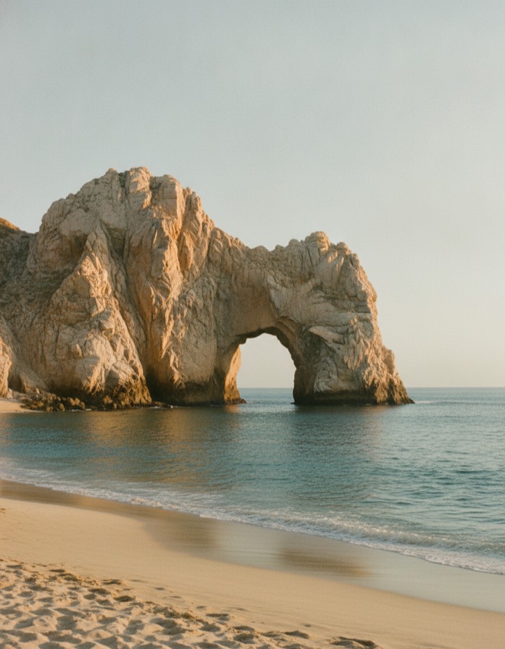 El Arco de Cabo San Lucas al atardecer